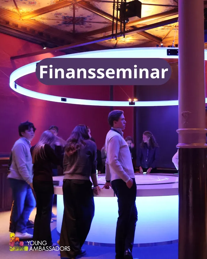 Deltakere på finansseminar