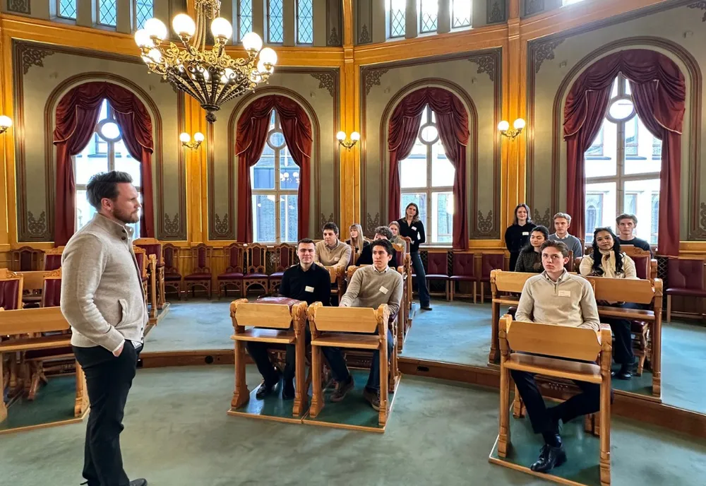 Omvisning på Stortinget